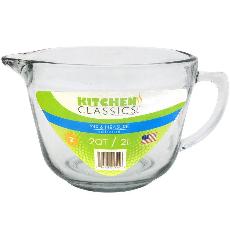 Kitchen Classics Clear Glass Batter Bowl - 2 qt.