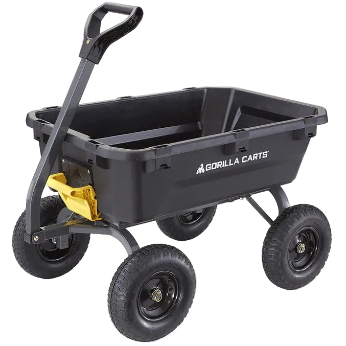 Gorilla 4-Wheel Polyresin Dumping Cart (1,200 lb.)