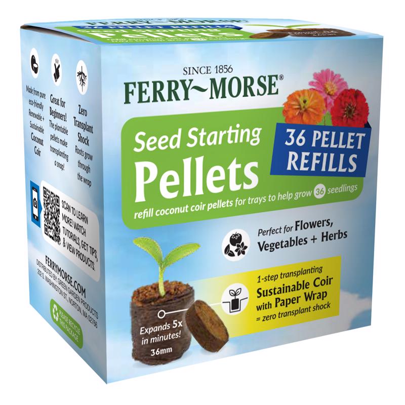 seed planting pellets Ferry-Morse Compressed Coir Pellet Seed Starter