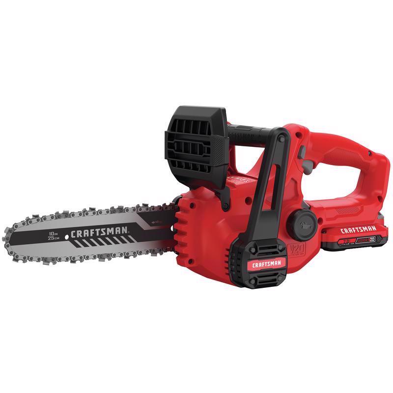 Craftsman V20 10" Battery Chainsaw (w/ Battery & Charger)
