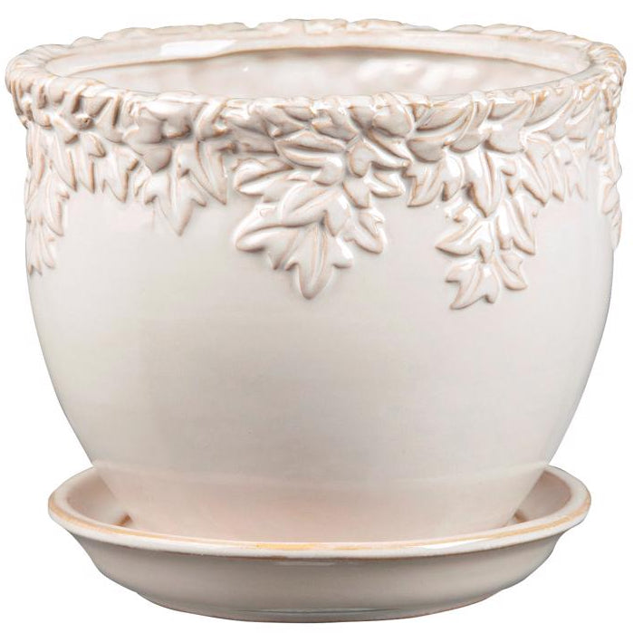 Border Concepts Ceramic Ivy Jardinere Planter - 7.5"