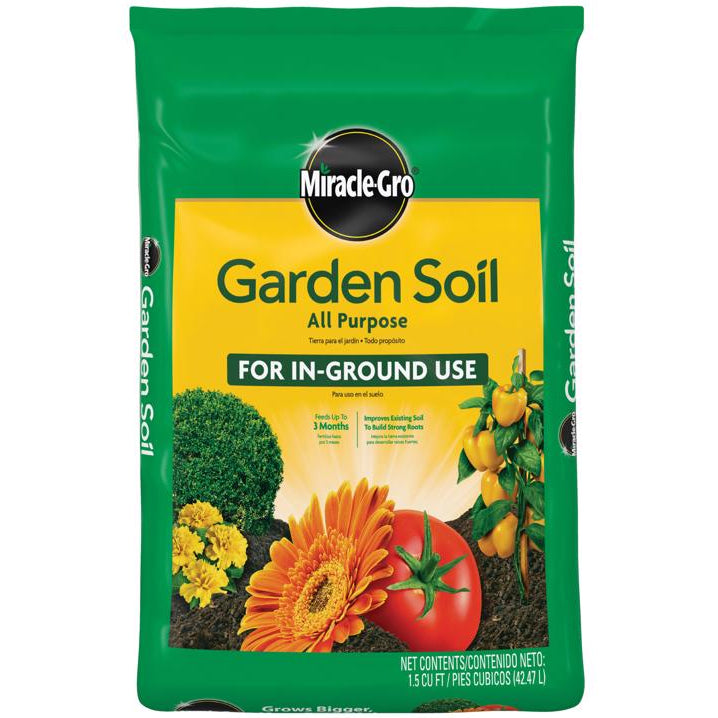 Miracle-Gro All Purpose Garden Soil - 0.75 & 1.5 cu. ft.