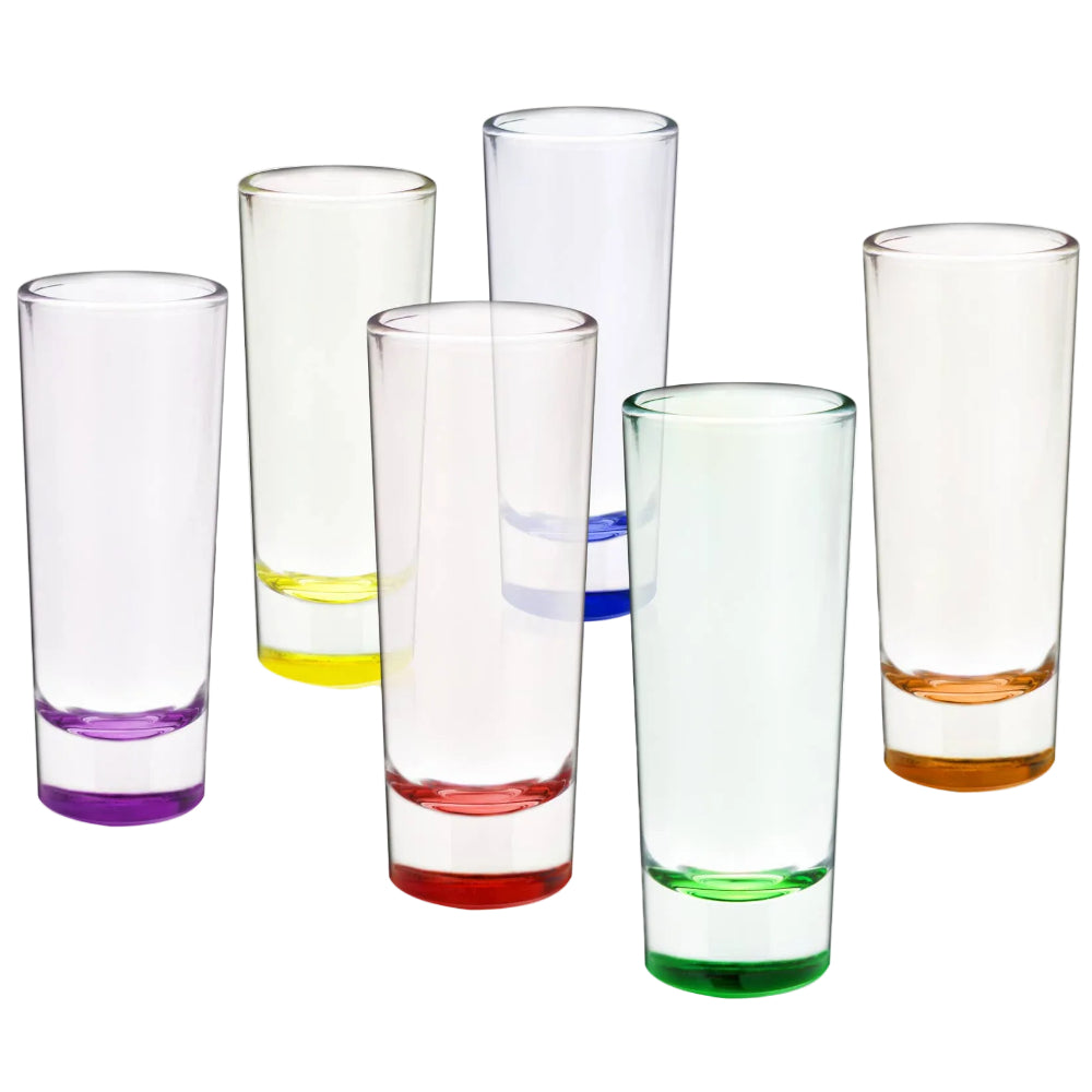 TRUE Shooter-Style Glass Shot Glasses - 6 pc.