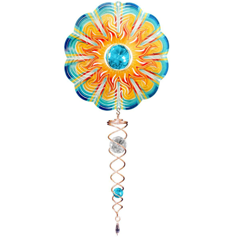 Spinfinity Stainless Steel Mini Wind Spinners w/ Twister Tail - 14"