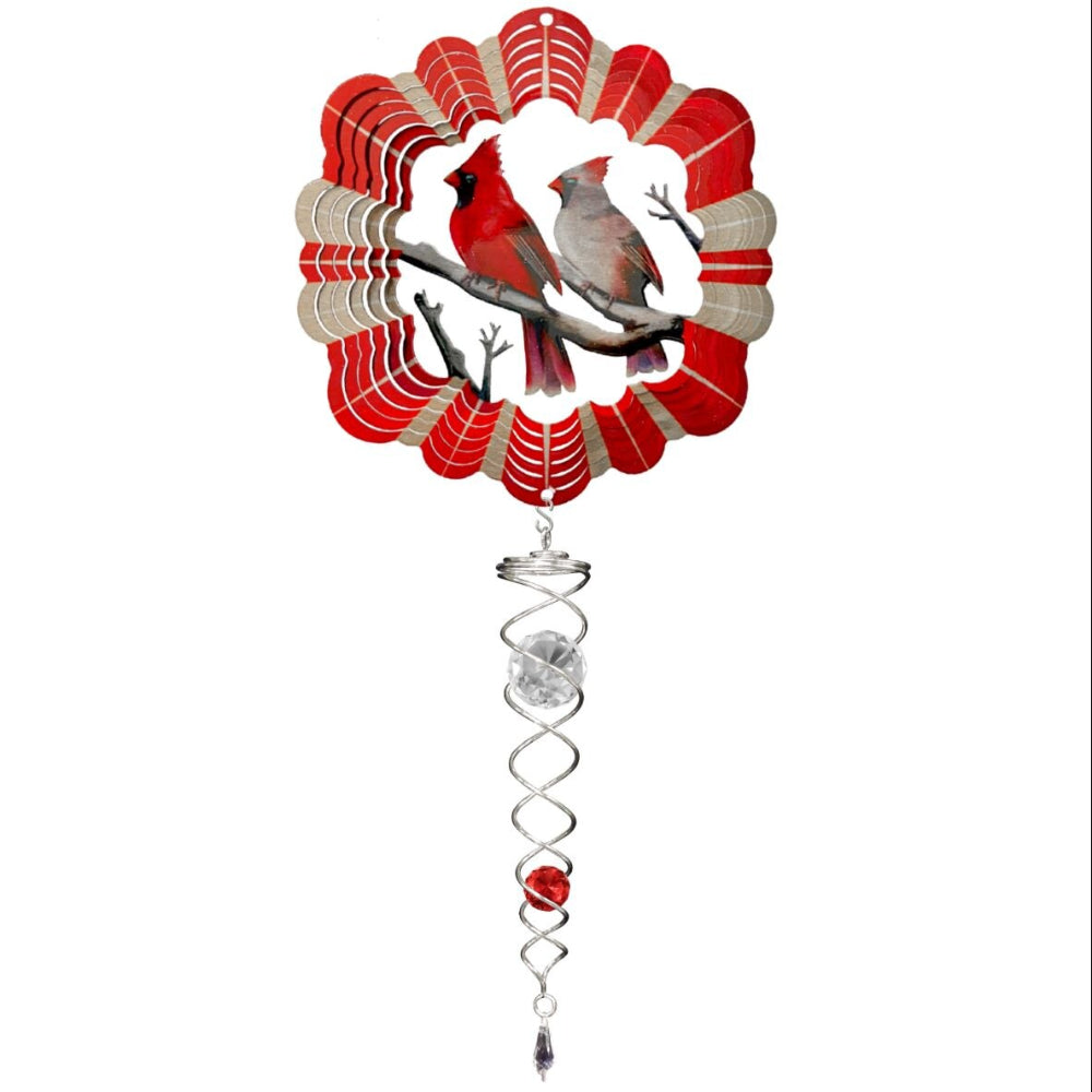Spinfinity Stainless Steel Mini Wind Spinners w/ Twister Tail - 14"