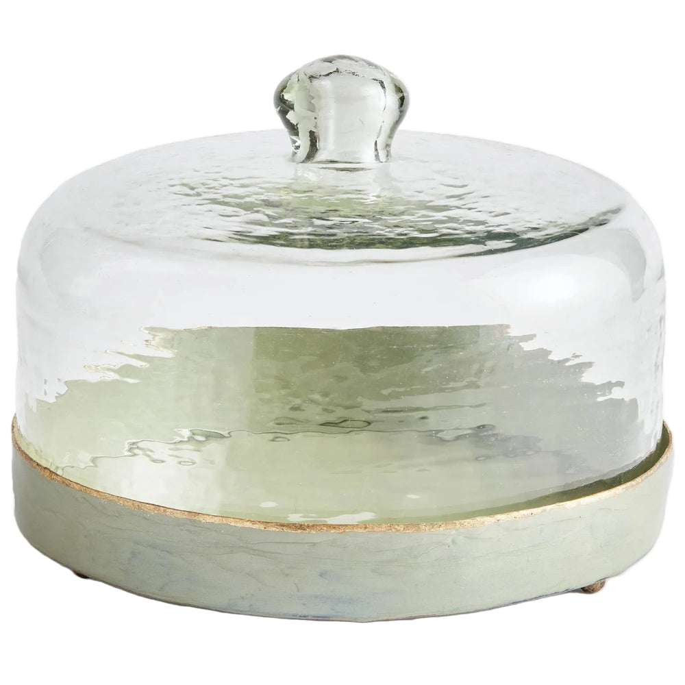 Napa Kammie Enameled Iron Cloche w/ Glass Lid - 7" & 9"