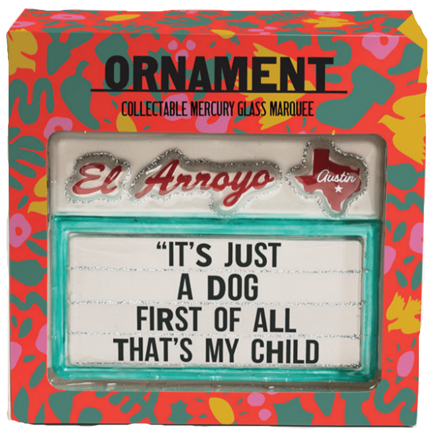 El Arroyo Restaurant Roadside Sign Ornaments