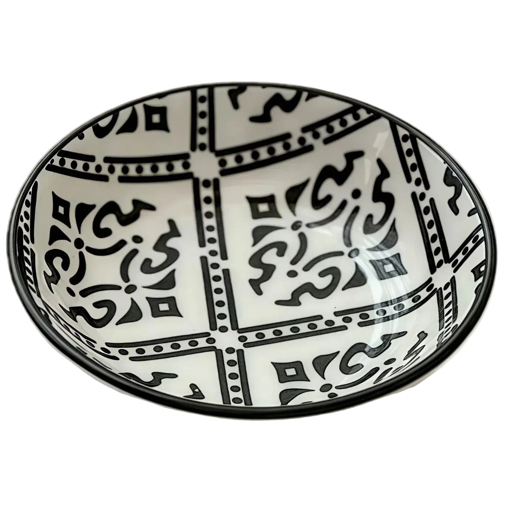 Otterware Hand-Painted Ceramic Bohemian Sauce Dishes - 3.8"