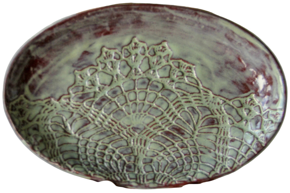 Prodigal Pottery Oval Stoneware Platter - 6" x 12"
