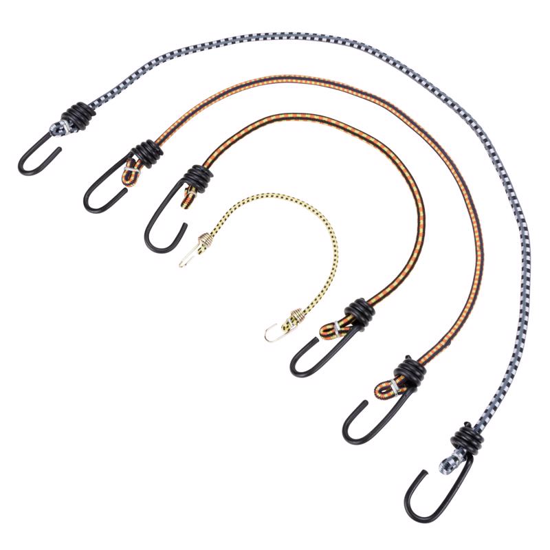 Keeper Braided Bungee Cords - Vinyl Coated Hook