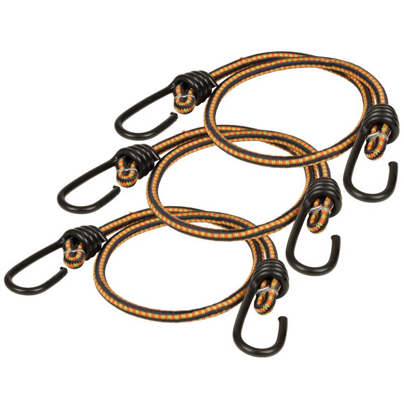 Keeper Braided Bungee Cords - Vinyl Coated Hook