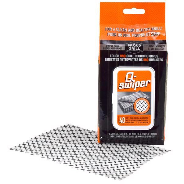 Proud Grill Q-Swiper Moistened Cleaning Cloths - 40 pc.