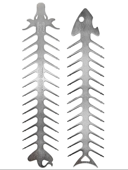 Proud Grill Stainless Steel Fishbone Slide N' Serve Skewers - 2 pc.