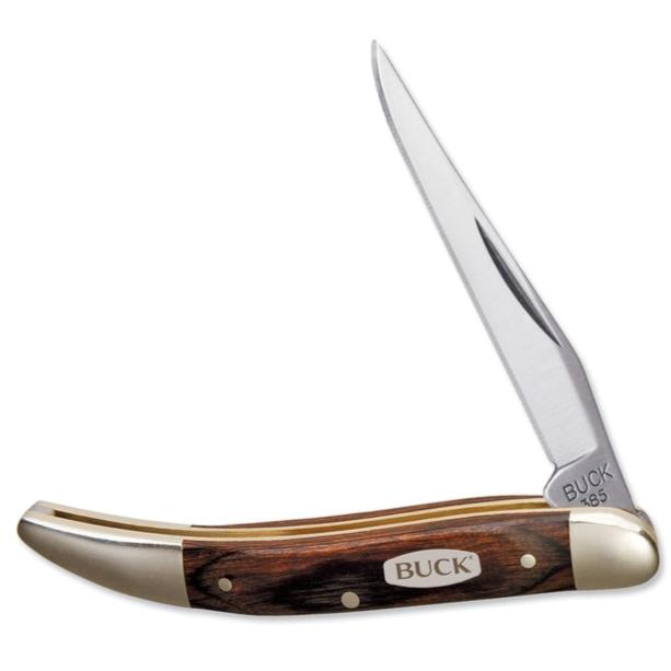 Buck Toothpick Stainless Steel Pocket Knife (Brown) - 2.25"