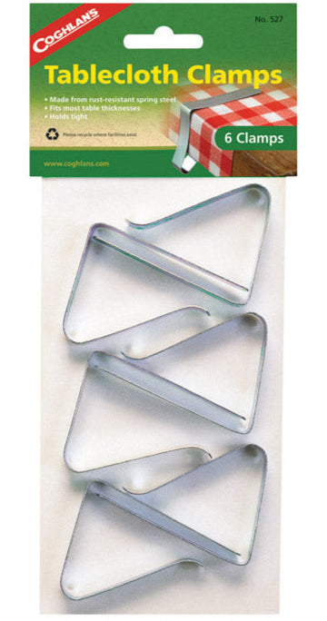 Coghlan's Steel Tablecloth Clamps - 6 pc.