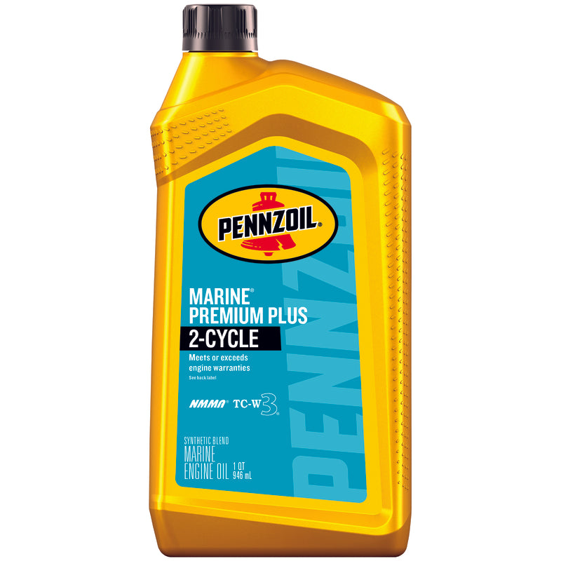 Pennzoil Marine Premium+ 2-Cycle Engine Oil - 1 qt.
