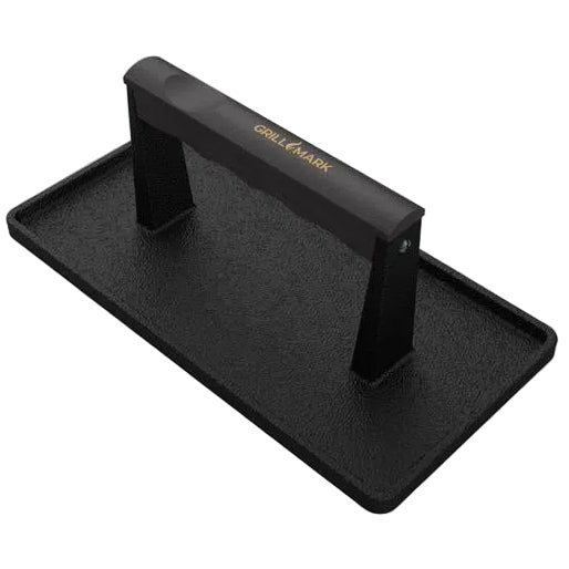 Grill Mark Cast Iron Meat Press