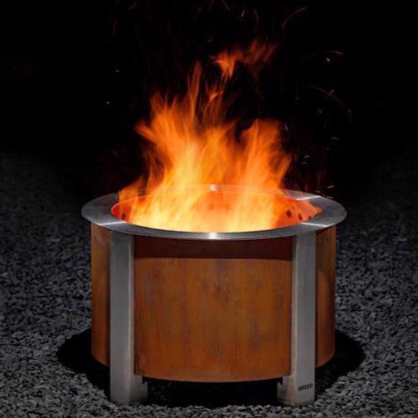 Breeo X Series Corten Smokeless Fire Pit - 24"