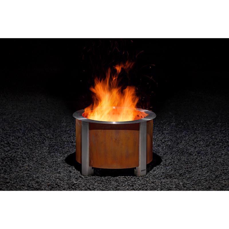 Breeo X Series Corten Smokeless Fire Pit - 24" Round