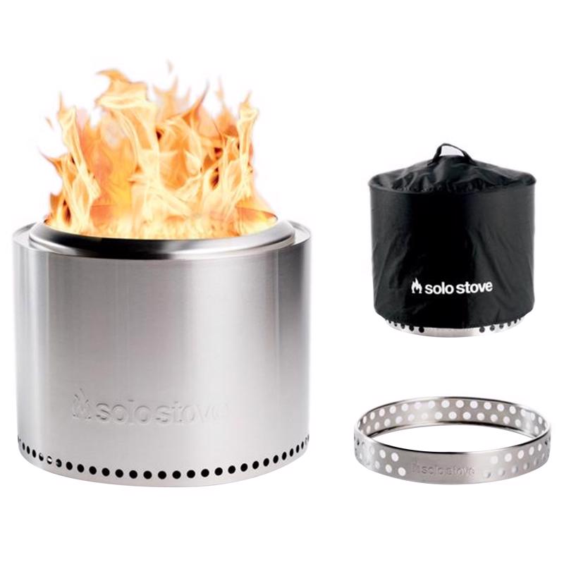 Solo Stove Stainless Steel Wood Fire Pits w/ Stand