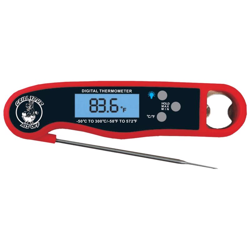 Grill Your Ass Off! Digital Meat Thermometer