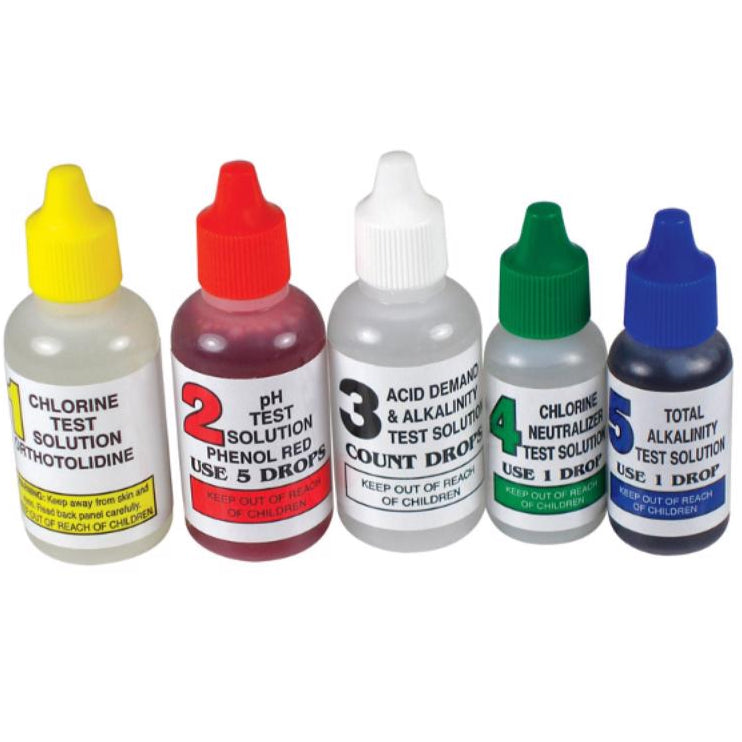 JED Pool Tools Water Test & Maintenance Kit Refill - 5 pc.