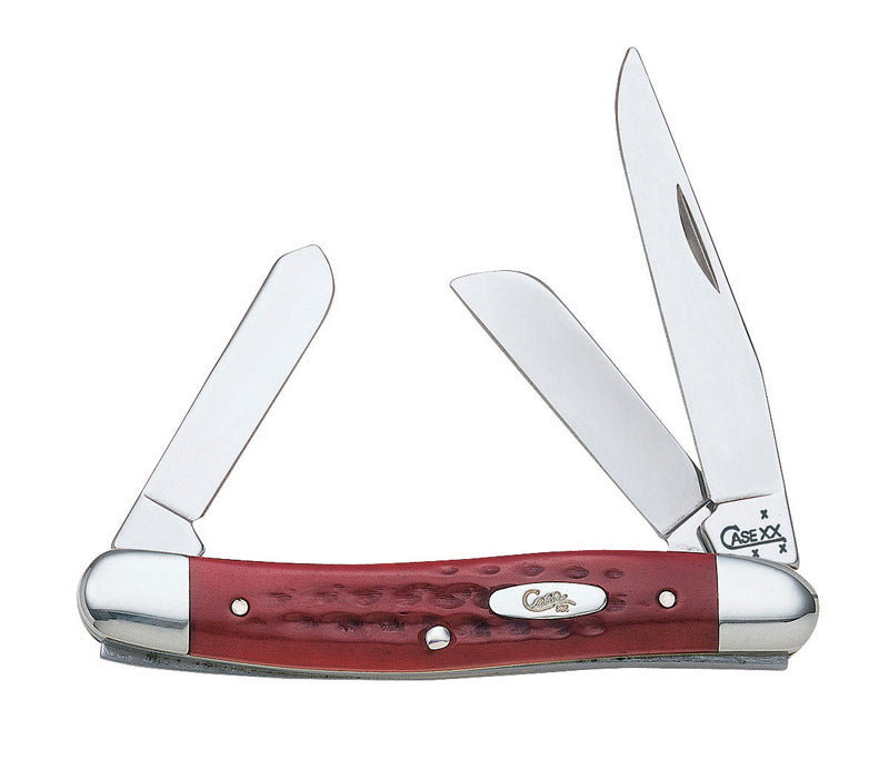 Case Stockman Pocket Knife - Medium, Red