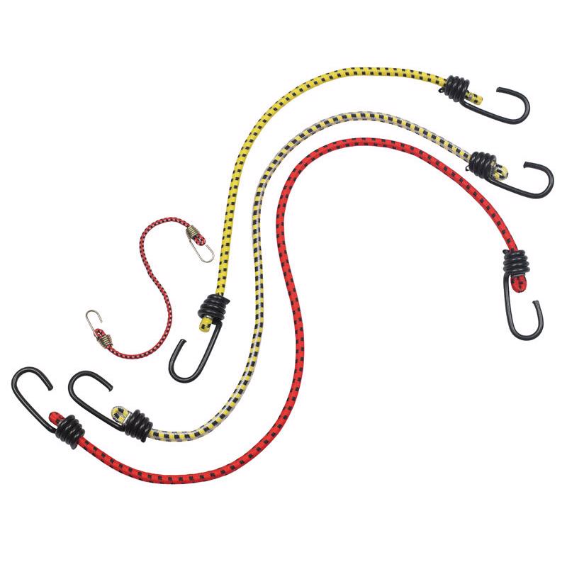 Keeper Braided Bungee Cords - Vinyl Coated Hook