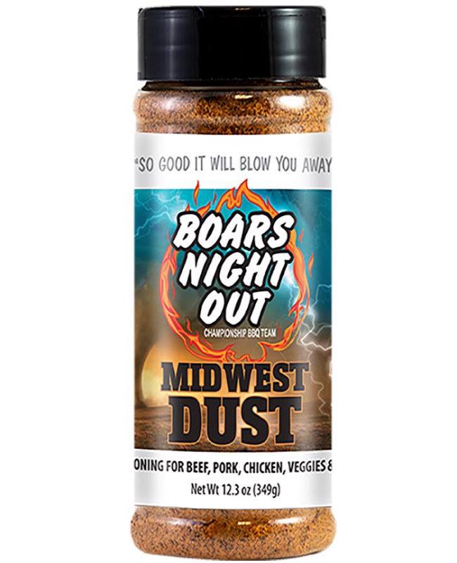 Boars Night Out "Midwest Dust" BBQ Seasoning & Rub - 12.3 oz.