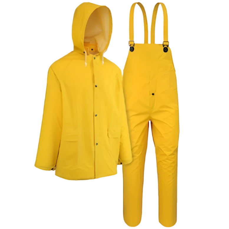 Boss PVC/Polyester Rain Suit (Yellow, 2XL)