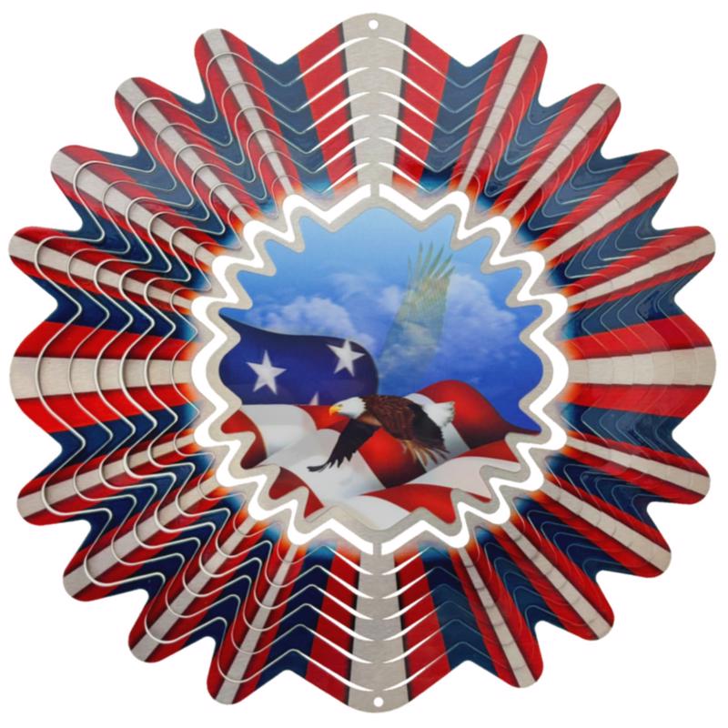 Spinfinity Stainless Steel Wind Spinners - 12"