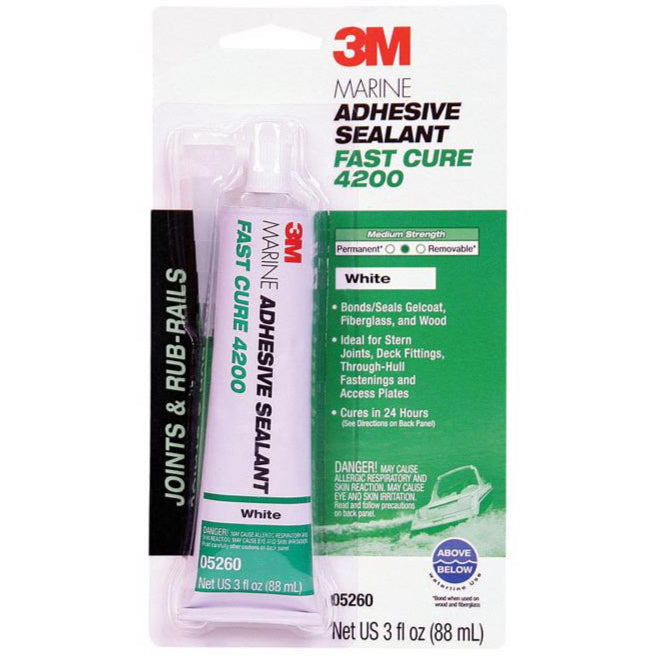 3M Fast Cure Marine Adhesive Sealant 4200FC - 3 oz.