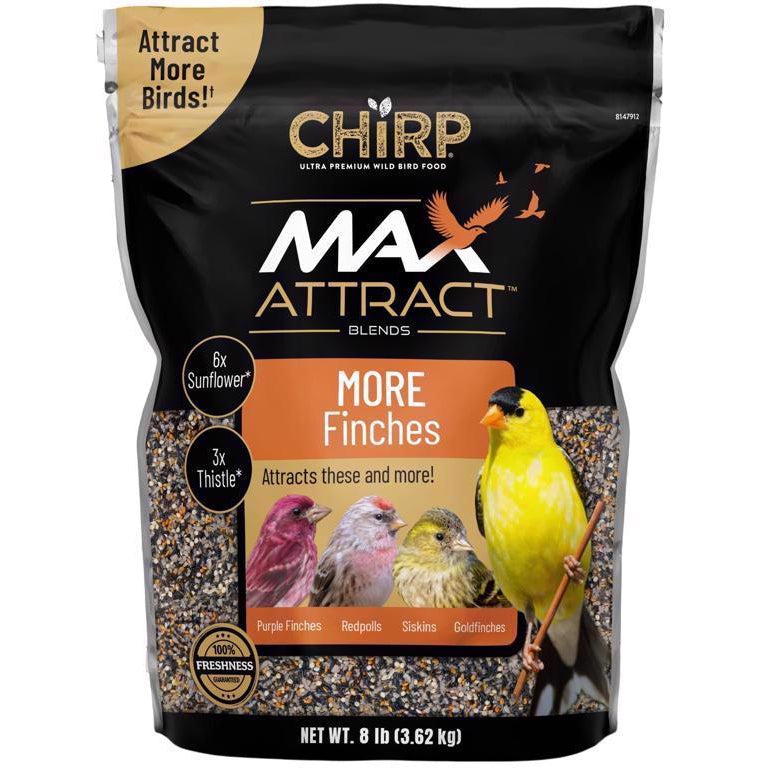 Chirp MAX Attract Wild Bird Seed Blends - 7 lb. & 8 lb.