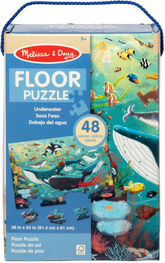 Melissa & Doug Underwater Sea Life Floor Puzzle - 48 pc.