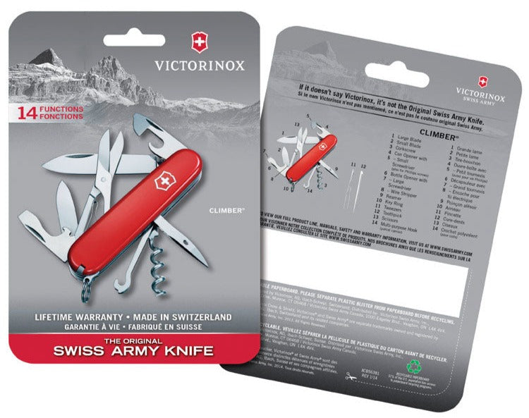 Victorinox Swiss Army Deluxe Tinker Multi-Function Knife - Red