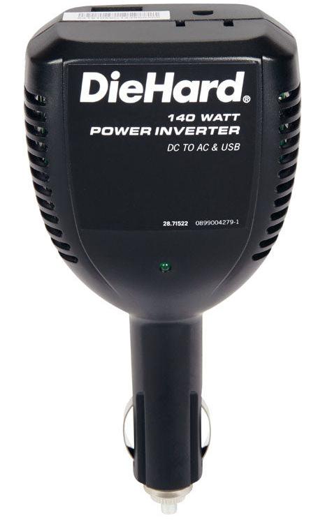 DieHard 140W Automotive Power Inverter (AC & USB)