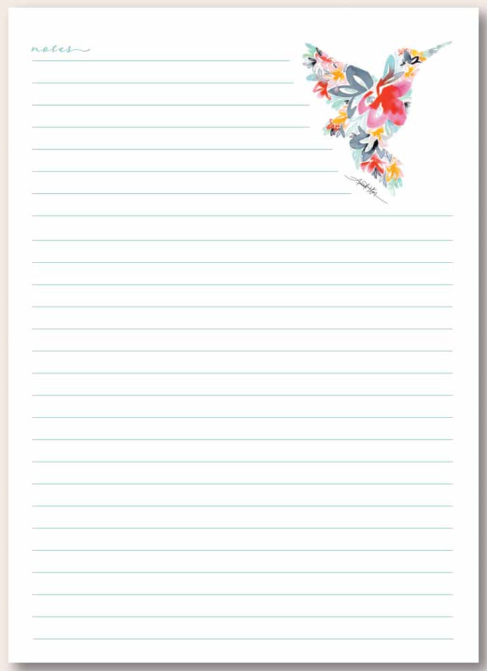 Amanda Klein Desktop Notepads - 5" x 7"
