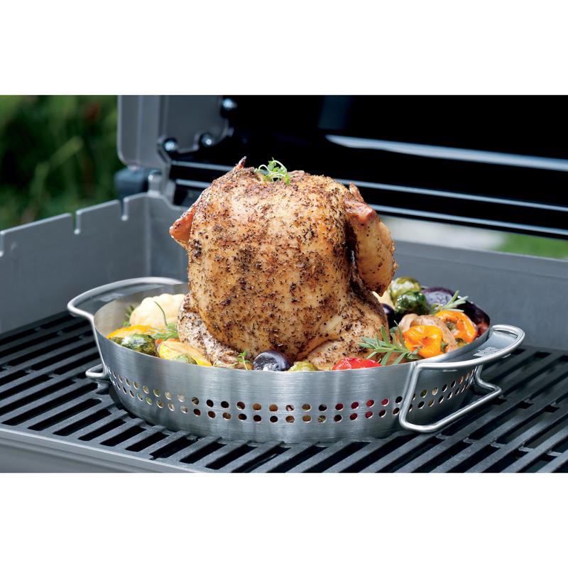 Weber BBQ System Poultry Roaster, Stainless Steel