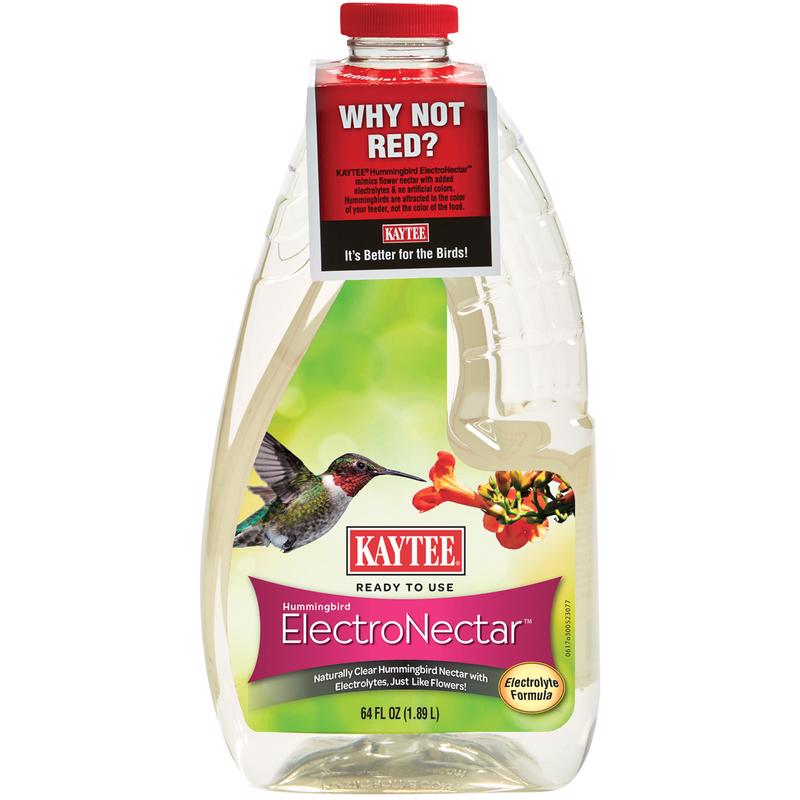 Kaytee ElectroNectar Hummingbird No-Dye Nectar - 64 oz.