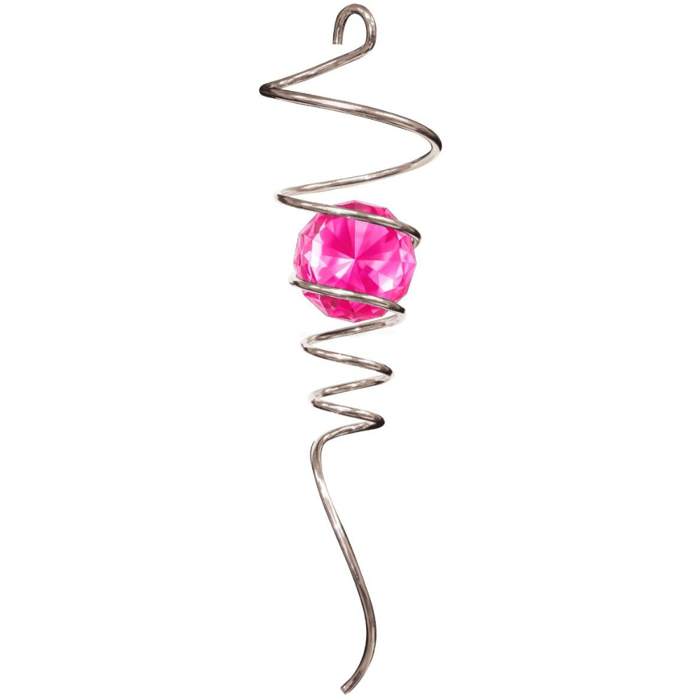 Spinfinity Stainless Steel Spiral Crystal Tail Hangers - 9"