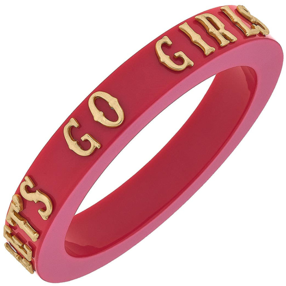 Canvas Style "Let's Go Girls" Resin Bangle