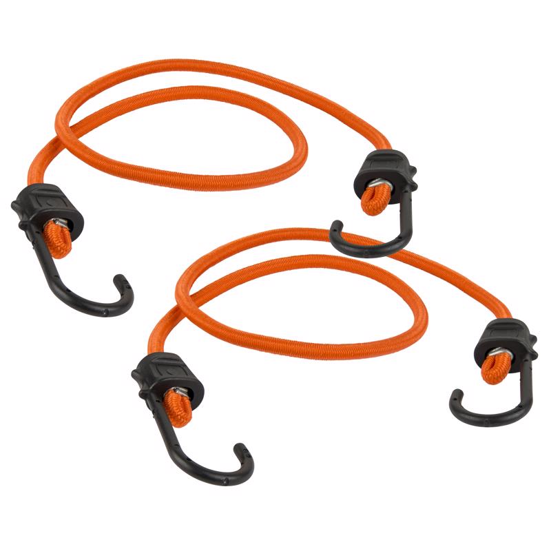 Keeper Braided Ultra Bungee Cords - Steel Core Hook