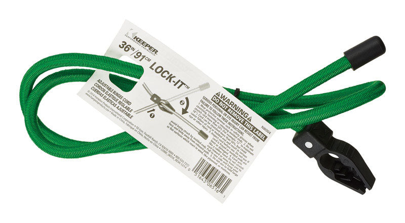 Keeper Adjustable "Lock-It" Braided Bungee Cords