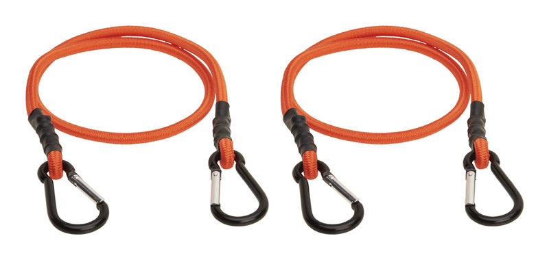 Keeper Braided Bungee Cords - Carabiner Clip