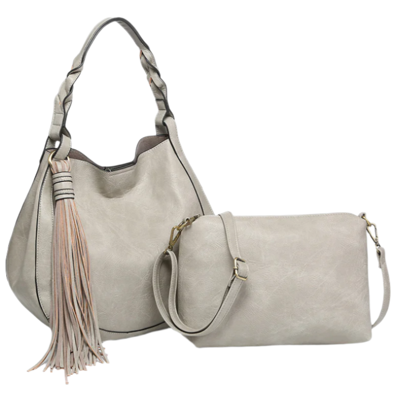 Jen & Co. Eloise Tassel Hobo Bag