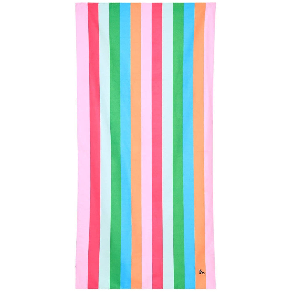 Dock & Bay Quick-Dry Cabana Stripe Beach Towels - 63" x 35"