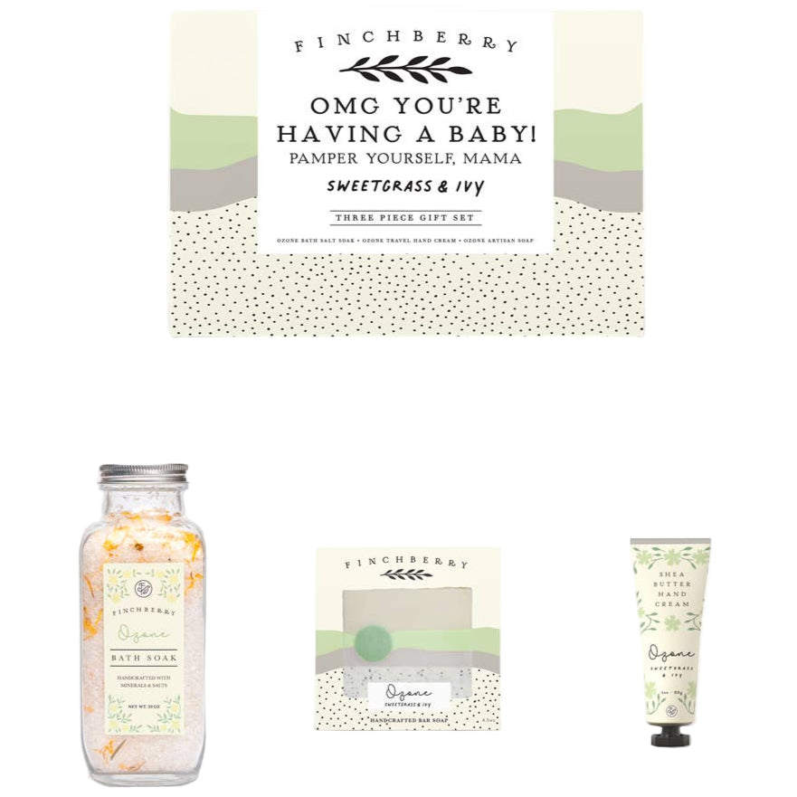 Finchberry Baby Shower 3-Piece Gift Set