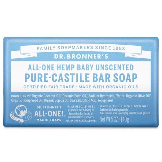 Dr. Bronner's Organic Fair Trade Pure-Castile Bar Soap - 5 oz.
