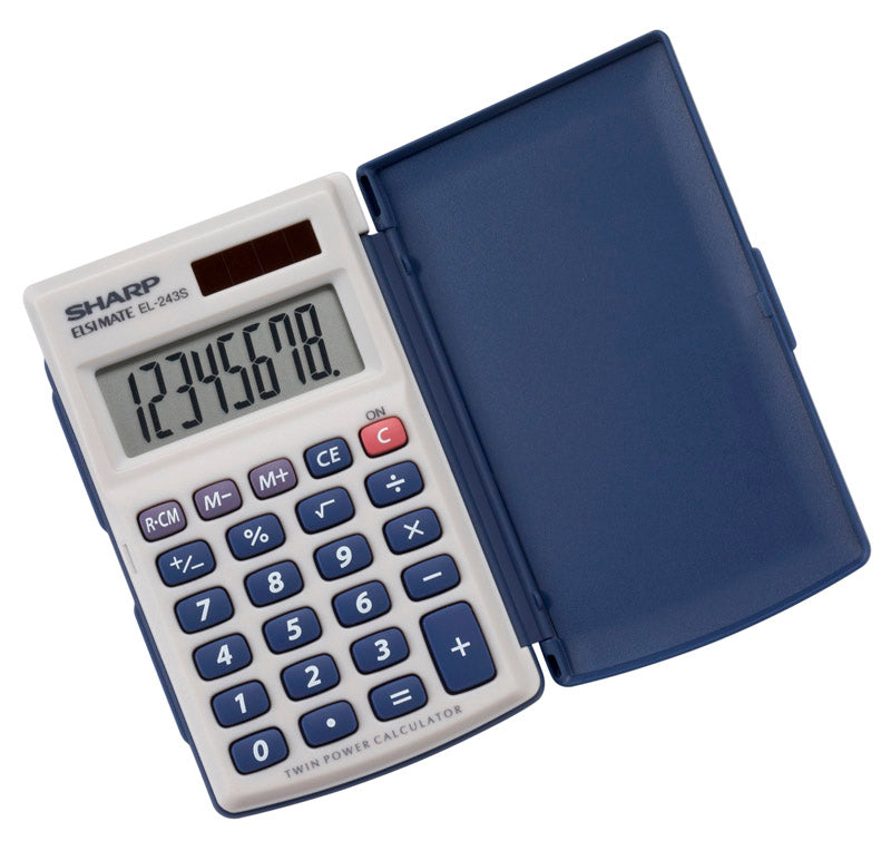 Sharp 8-Digit LCD Pocket Calculator