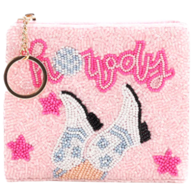 Jen & Co. Ricki Beaded Coin Pouch